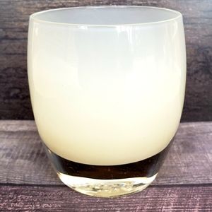 Glassybaby "Kindness " Ivory Cream Glass Candle Holder/Votive